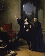 Johann Peter Krafft Manfreds Sterbestunde oil painting on canvas